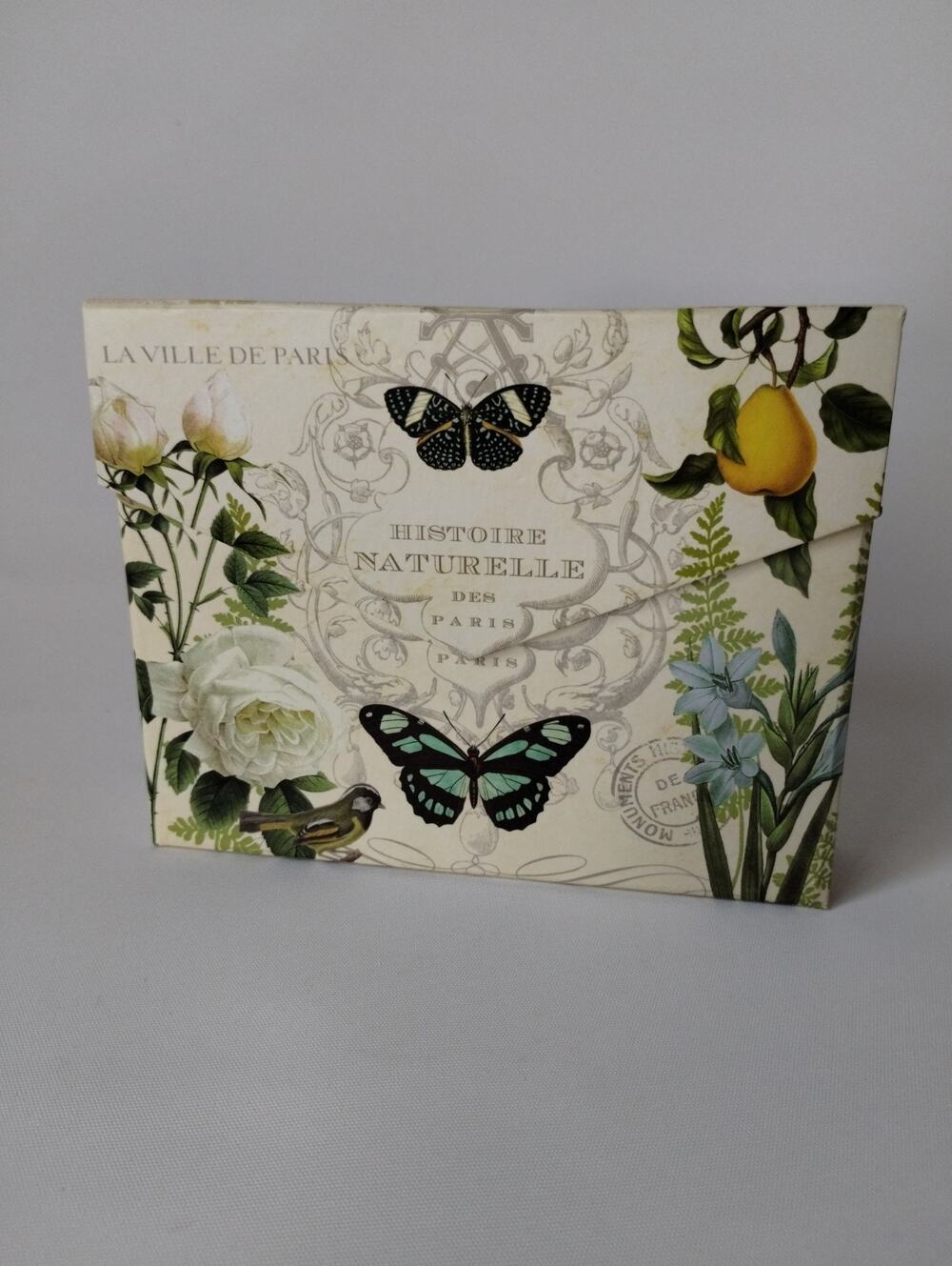 Paula Scaletta Butterfly Birds Stationary - Flowers Fruit Note Cards - Partial